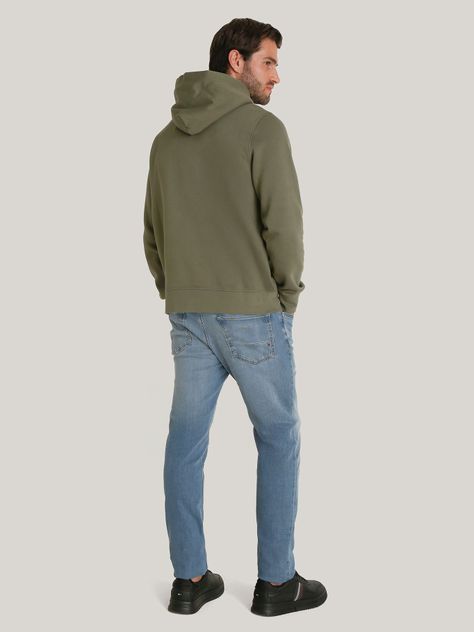 Polerón Hoodie Con Logo Verde Tommy Hilfiger-2