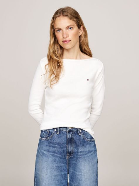 Polera New Cody Slim Fit Blanco Tommy Hilfiger-0