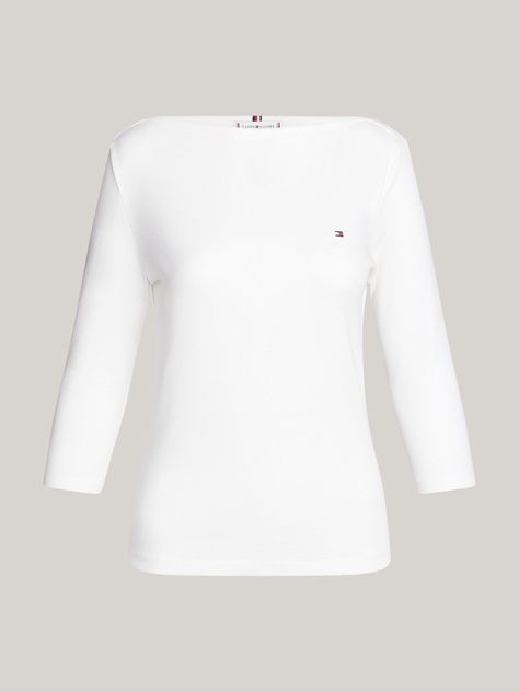 Polera New Cody Slim Fit Blanco Tommy Hilfiger-5