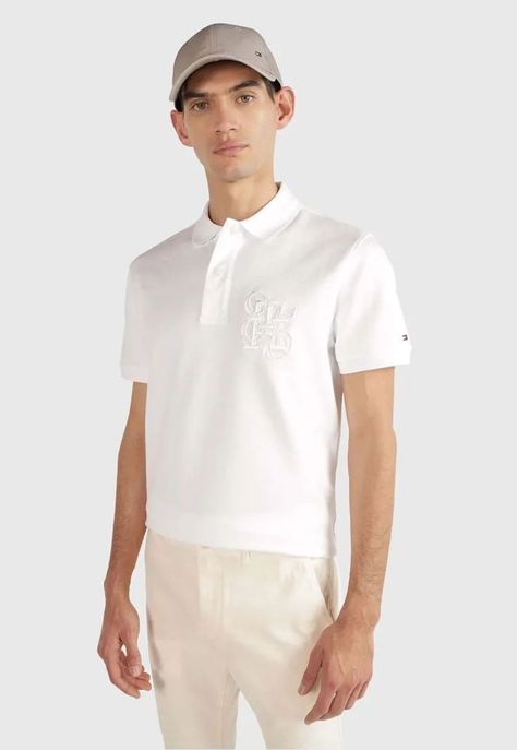 POLO REGULAR FIT MONOGRAM BLANCO YBR TOMMY HILFIGER-0