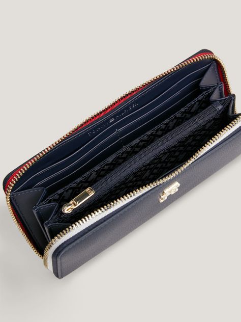 Billetera Essential C Cierre Azul Tommy Hilfiger-2