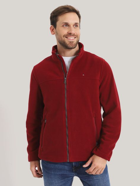 Polerón Essential Polar Burdeo Tommy Hilfiger-0