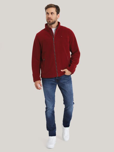 Polerón Essential Polar Burdeo Tommy Hilfiger-1