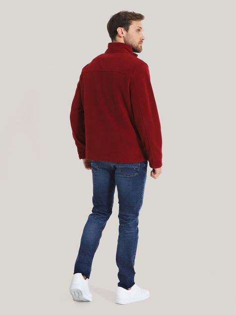 Polerón Essential Polar Burdeo Tommy Hilfiger-2
