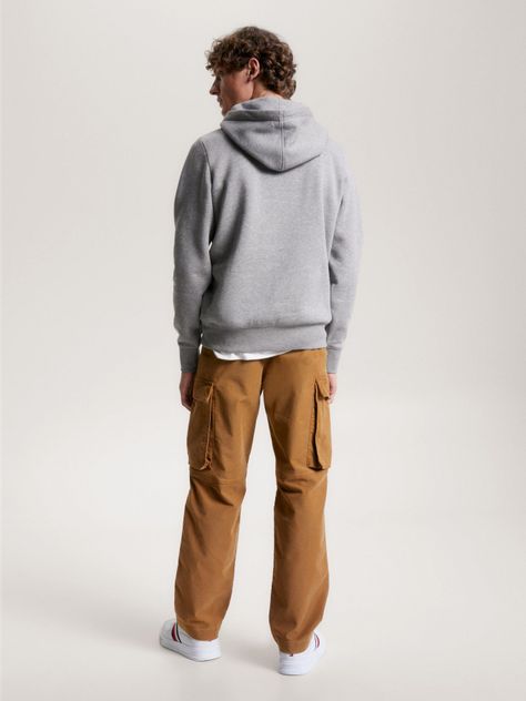 Polerón Hoodie Logo Estampado Gris Tommy Hilfiger-2