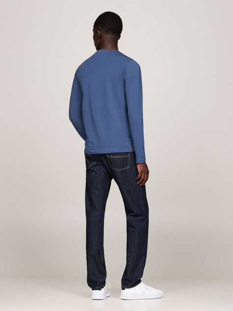 Polera Slim Fit Organic Cotton Azul Tommy Hilfiger-2