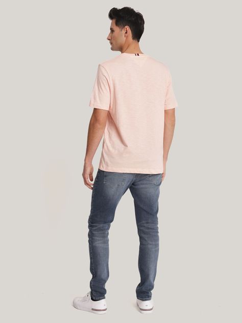 Polera Logo Arqueado Regular Fit Rosado Tommy Hilfiger-2