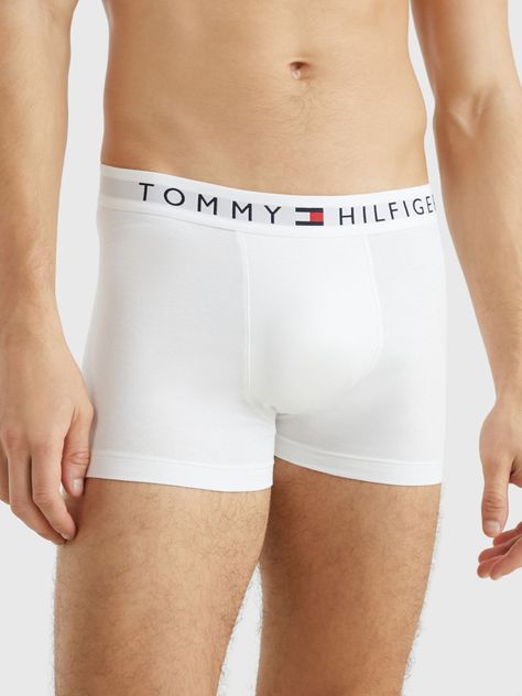 Trunk Solid Con Logo En La Cintura Blanco Tommy Hilfiger-2