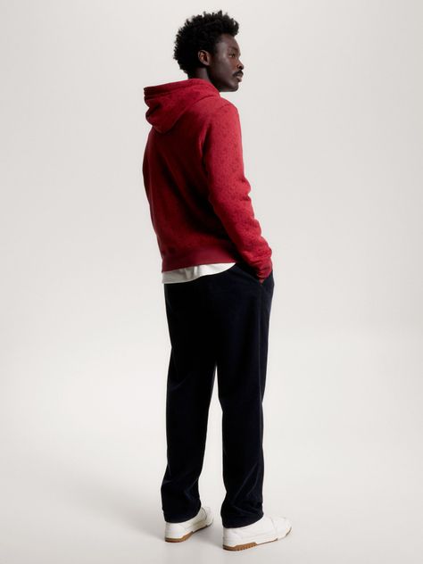 Polerón Hoodie Con Monogramas Rojo Tommy Hilfiger-2