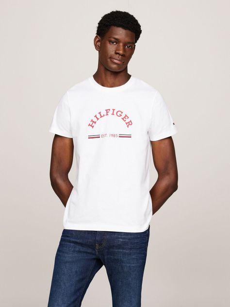 Polera Slim Fit Con Logo Blanco Tommy Hilfiger-0