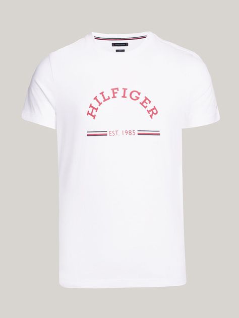 Polera Slim Fit Con Logo Blanco Tommy Hilfiger-4