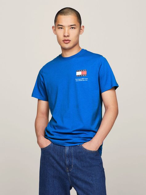 Polera Essential y Logo Azul Tommy Jeans-0