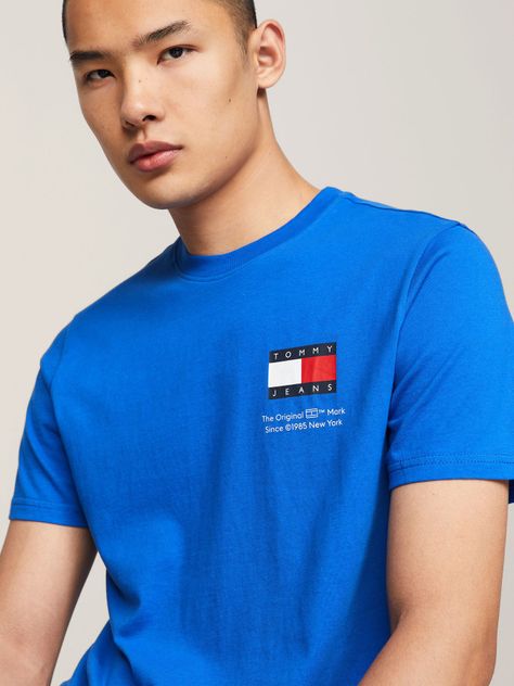 Polera Essential y Logo Azul Tommy Jeans-3