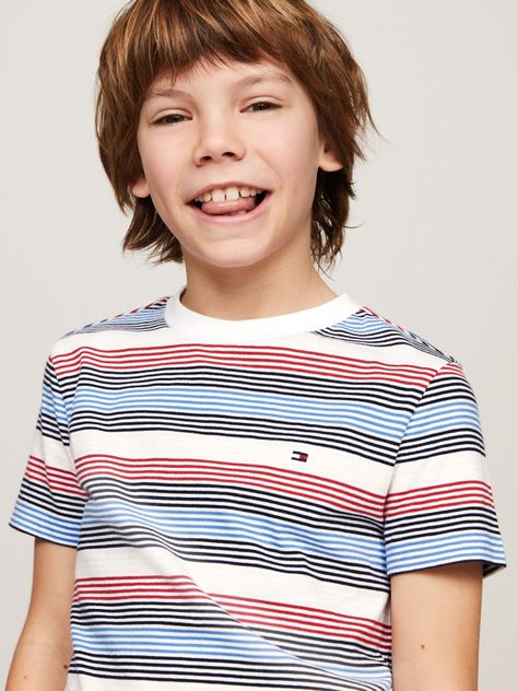 Polera A Rayas C-Neck Multicolor Tommy Hilfiger-3