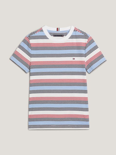 Polera A Rayas C-Neck Multicolor Tommy Hilfiger-4