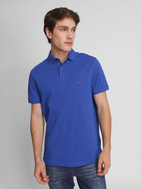 Polo Im 1985 Regular Fit Azul Tommy Hilfiger-0