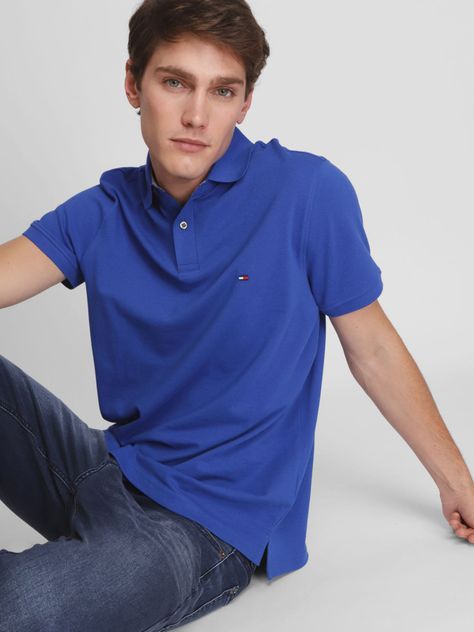 Polo Im 1985 Regular Fit Azul Tommy Hilfiger-3