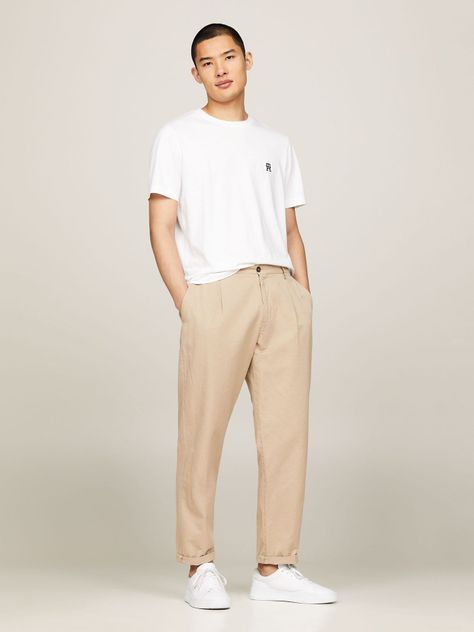 Polera Logo Monogram Regular Fit Blanco Tommy Hilfiger-1