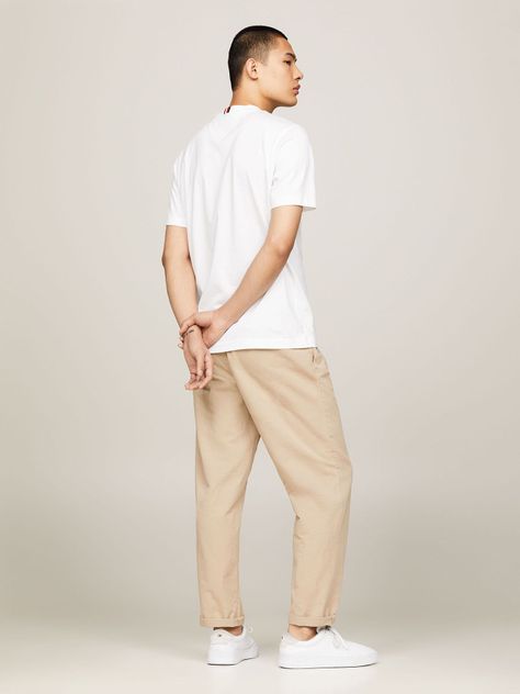 Polera Logo Monogram Regular Fit Blanco Tommy Hilfiger-2