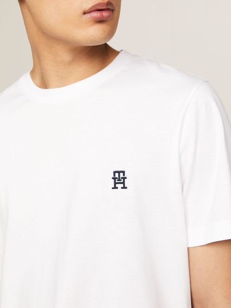 Polera Logo Monogram Regular Fit Blanco Tommy Hilfiger-3