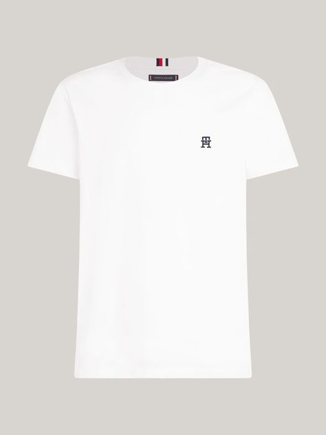 Polera Logo Monogram Regular Fit Blanco Tommy Hilfiger-4