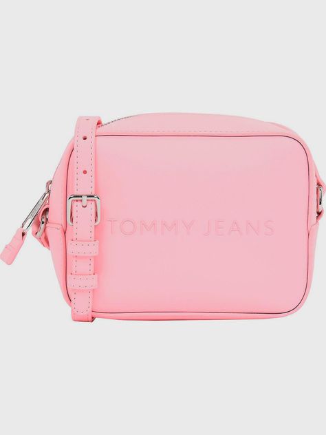 Bandolera Essential C En Relieve Rosado Tommy Hilfiger-0
