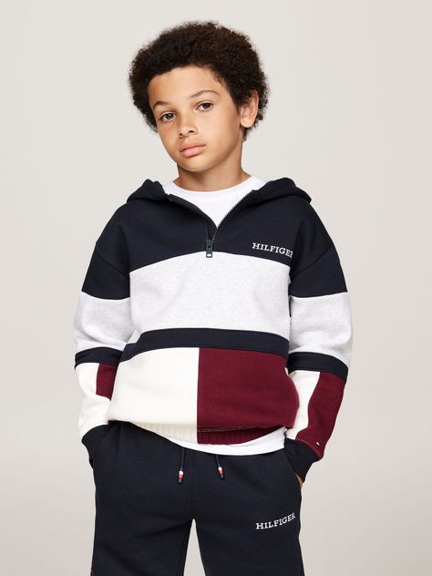 Polerón Hoodie Color Block Multicolor Tommy Hilfiger-0