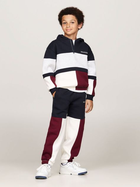 Polerón Hoodie Color Block Multicolor Tommy Hilfiger-1