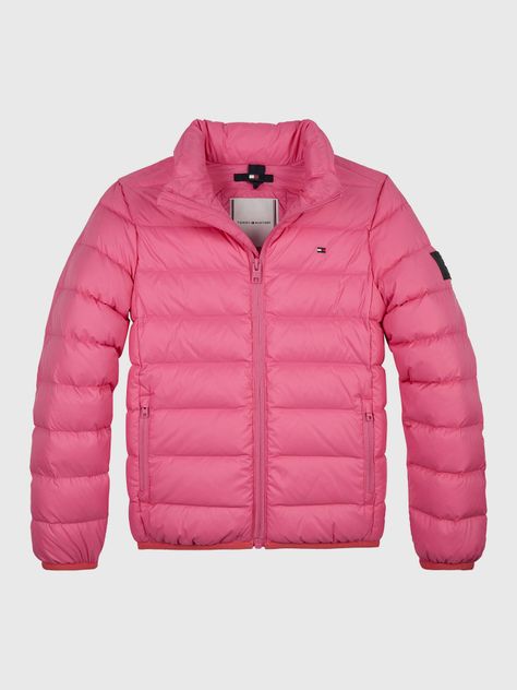 Parka Acolchada Solid Unisex Rosado Tommy Hilfiger-0