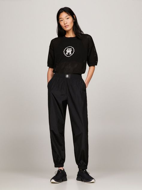 SWEATER SPORT LOGO NEGRO TOMMY HILFIGER-1