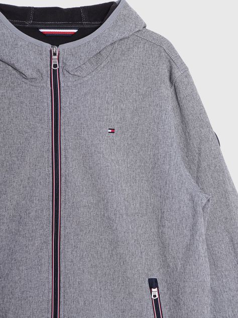 Chaqueta Hoodie Softshell Gris Tommy Hilfiger-6