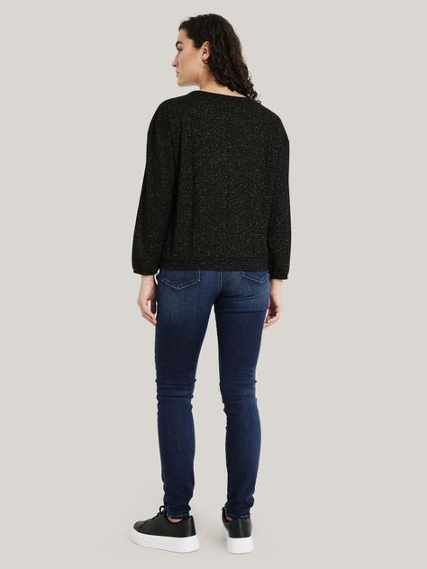 POLERA SOLID LOGO NEGRO TOMMY HILFIGER-2