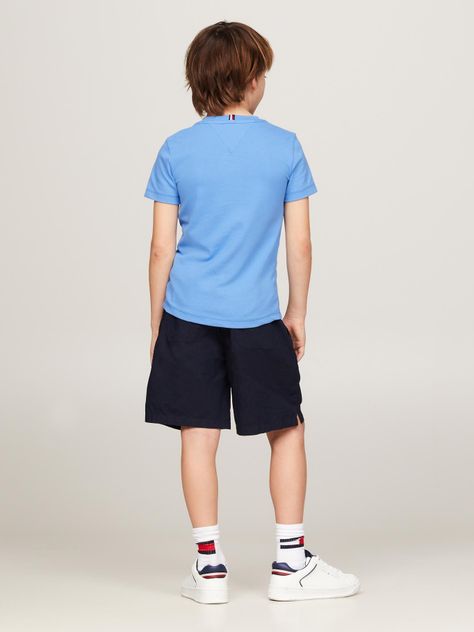 Polera Con Logo Monogram Celeste Tommy Hilfiger-2