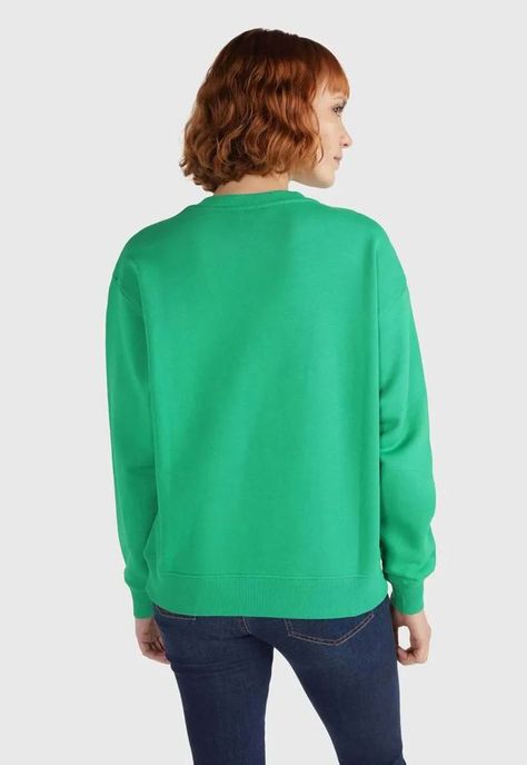 Polerón Con Logo Flag Regular Fit Verde Tommy Hilfiger-2