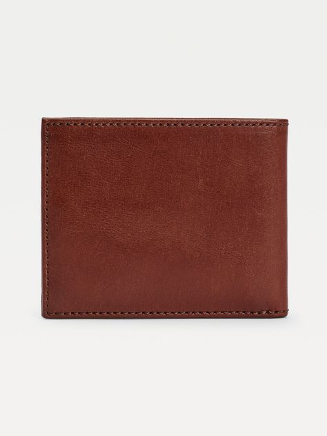 Billetera Small De Cuero Café Tommy Hilfiger A2-0