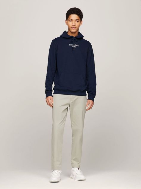 Polerón Hoodie Regular Graphic Azul Tommy Jeans-1