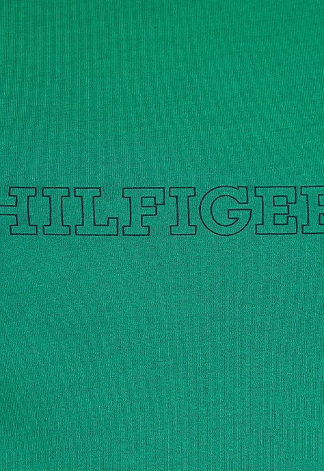 Polera Logo Stripe Slim Fit Verde Tommy Hilfiger-4