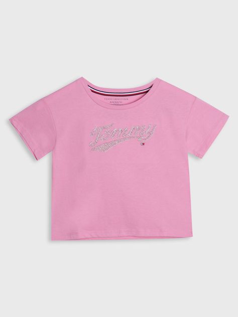 Polera Con Estampado Gráfico Rosado Tommy Hilfiger-0