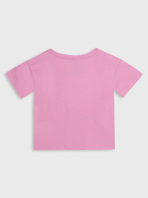 Polera Con Estampado Gráfico Rosado Tommy Hilfiger-1