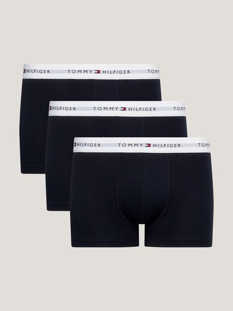 Pack De 3 Calzoncillos Trunk Essential Azul Tommy Hilfiger-0