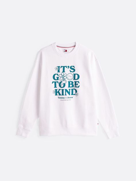 Polerón Relaxed Novelty Blanco Tommy Jeans-4