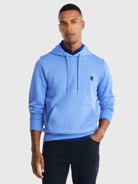Polerón Hoodie Logo Monogram Celeste Tommy Hilfiger-0
