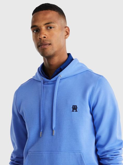 Polerón Hoodie Logo Monogram Celeste Tommy Hilfiger-3