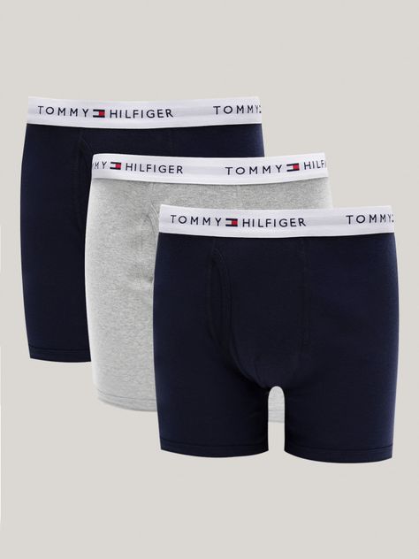 Pack De 3 Boxer Con Logo Multicolor Tommy Hilfiger-0