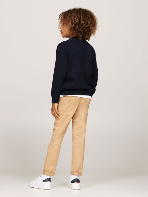 Sweater Con Logo Monotype Azul Tommy Hilfiger-2