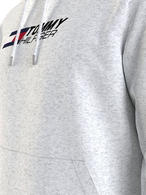 Polerón Essential Sport Con Gorro Gris Tommy Hilfiger-4