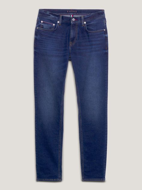 Jeans Denton Con Efecto Desteñido Azul Tommy Hilfiger-4