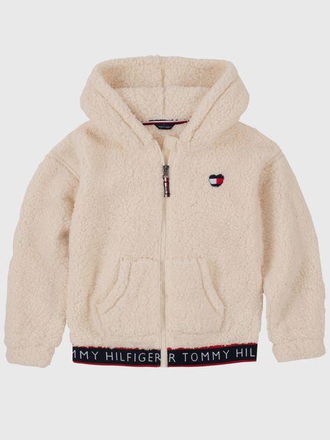 Polerón Hoodie Sherpa Solid Beige Tommy Hilfiger-0