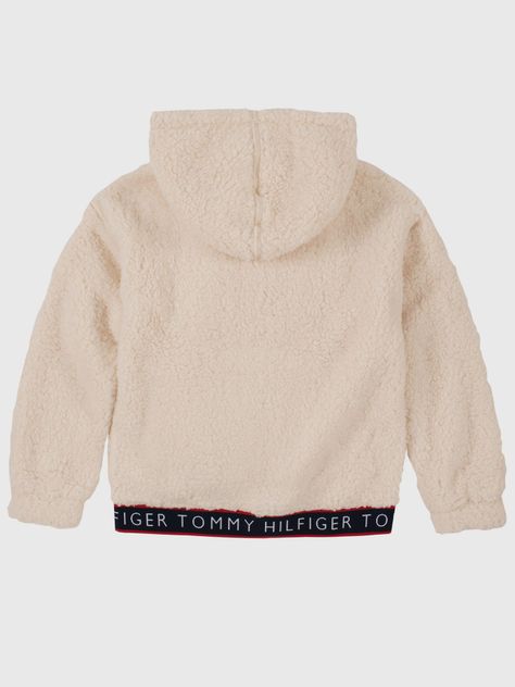 Polerón Hoodie Sherpa Solid Beige Tommy Hilfiger-1