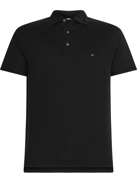 Polo Essential Casual Slim Fit Negro Tommy Hilfiger-0